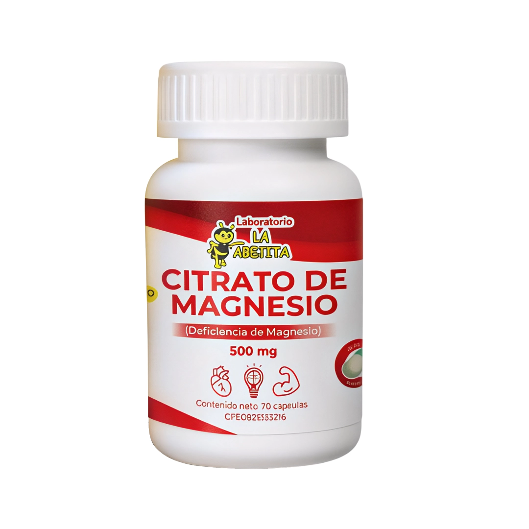 CITRATO DE MAGNESIO 500MG X 70 CAP (LA ABEJITA)