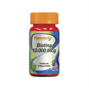 BIOTINA 10.000MG X 30 CAP BLANDAS (PHARMATECH)