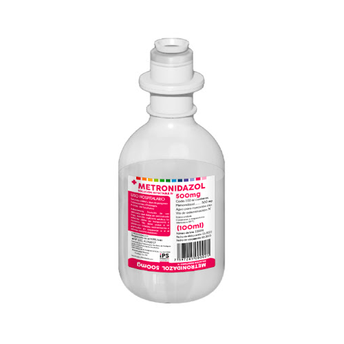 METRONIDAZOL 500 MG / 100 ML SOLUCION I.V (IPS)