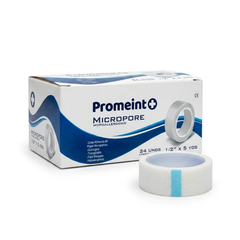 ADHESIVO MICROPORE DE PAPEL COLOR BLANCO 1/2 X 5 YDS (PROMEINT)