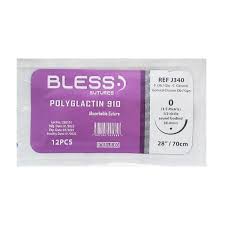 SUTURA VICRYL 2-0 CURVA NO CORTANTE REF J339 36MM (BLESS)