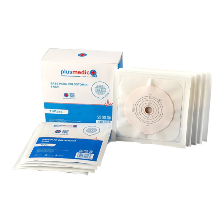 BASE PARA COLOSTOMIA 57MM X 1 PIEZA (PLUSMEDIC)