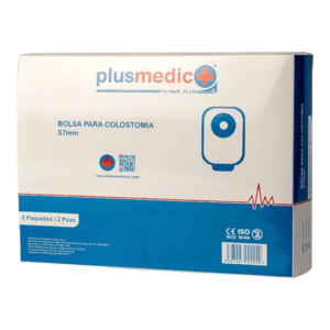 BOLSA DE COLOSTOMIA 57MM X 2 PZAS (PLUSMEDIC)(MMQ)