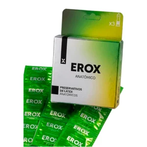 PRESERVATIVO EROX ANATOMICOS X 3 UND (ALWAYS SAFE)(MISCELANEOS)