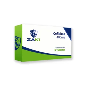 CEFIXIMA 400 MG X 5 TABLETAS (ZAKI)