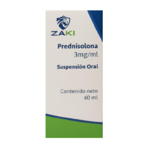 PREDNISOLONA 3 MG / ML X 60 ML SUSPENSION (ZAKI)