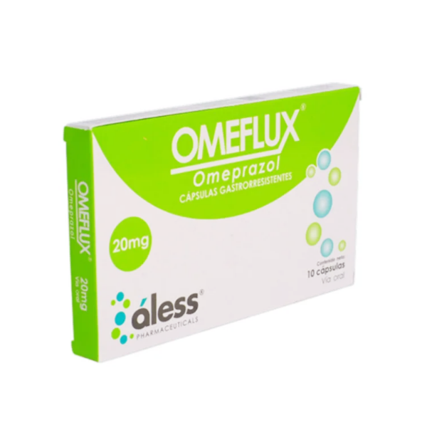 * OMEFLUX 20MG X 10 CAP (OMEPRAZOL)(ALESS)