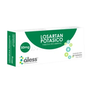 LOSARTAN POTASICO 50MG X 30 TAB (ALESS)