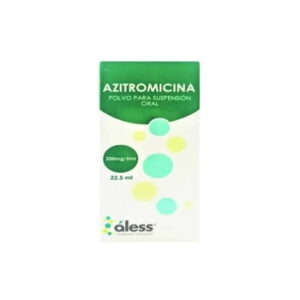 AZITROMICINA SUSP 200MG/5ML X22.5ML (ALESS)(JARABE)