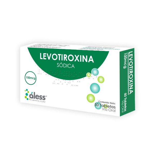 LEVOTIROXINA SODICA 100MCG X 50 TAB (ALESS)