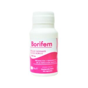 BORIFEM 600MG X 30 CAP VAG (ACIDO BORICO)(BMT)(OVULOS)
