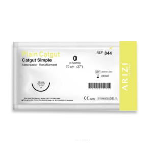 SUTURA SIMPLE 0 CURVA NO CORTANTE 844 (ARIZI) (MMQ)