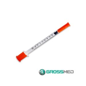 JERINGA DE INSULINA 1CC / 30G TAPA NARANJA (GROSSMED)