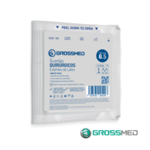 GUANTES ESTERIL TALLA 6.5 (GROSSMED) (MMQ)