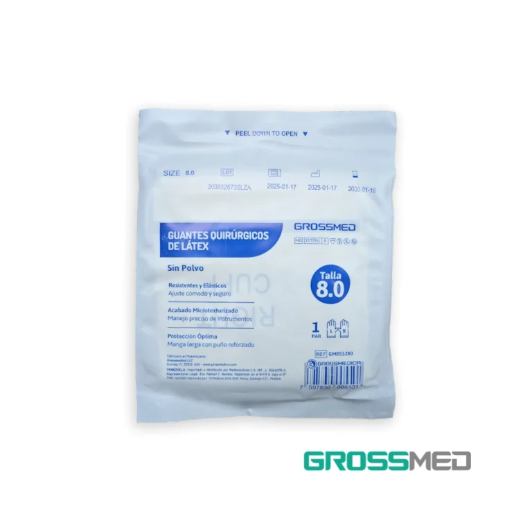 GUANTES QUIRURGICOS ESTERILES TALLA 8 (GROSSMED)