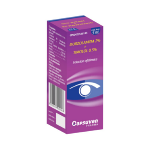 DORZOLAMIDA 2 % / TIMOLOL 0.5 X 5 ML  SOL OF (CAPSUVEN)