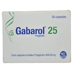 GABAROL 25MG X 30 CAP (PREGABALINA) (TABLETAS) CAPSUVEN