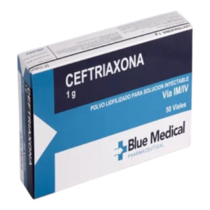 CETRIAXIN 1GR AMP I.V (CEFTRIAXONA) (BLUE MEDICAL)