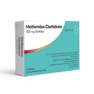 METFORMINA 500MG X 30 TAB (ANGELUS)(TABLETAS)