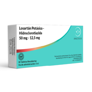 LOSARTAN POTASICO+HCT 50MG/12,5MG X 30 TAB (ANGELUS)