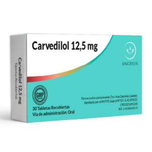 CARVEDILOL 12,5MG X 30 TAB (ANGELUS)(TABLETAS)