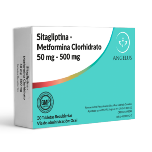 SITAGLIPTINA /METFORMINA 50/500MG X 30 TAB (ANGELUS)(TABLETAS)