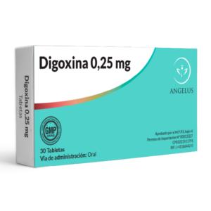DIGOXINA 0,25MG X 30 TAB (ANGELUS)