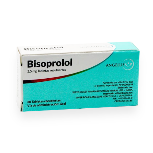 BISOPROLOL 2.5MG X 30 TAB (ANGELUS)