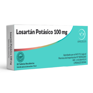LOSARTAN POTASICO 100 MG X 30 TAB (ANGELUS) (TABLETAS)