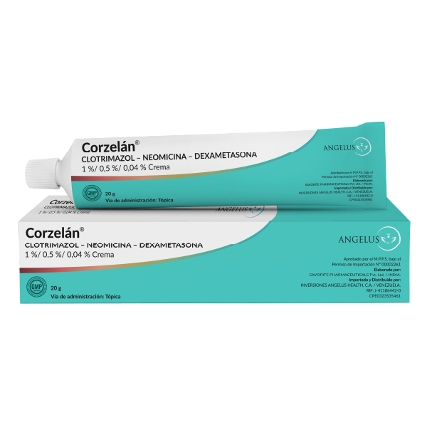 CORZELAN 1%+0.5%+0.04% (CLOTRI-NEOMI-DEXA) CREMA X 20G (ANGELUS)