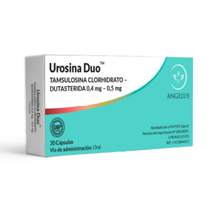 UROSINA DUO 04 MG / 0.5 MG X 3O TAB TAMSULOSINA CLORHIDRATO DUTASTERIDA  (ANGELU