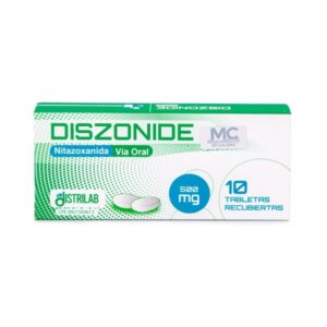 DIZONIDE 500MG X 10 TAB (NITAZOXANIDA)(DISTRILAB)