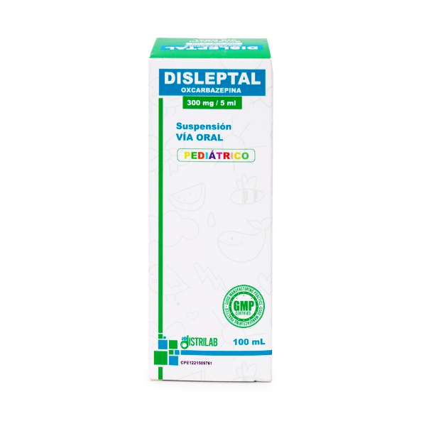 DISLEPTAL 300MG/5ML SUSP ORAL PED (OXCARBAZEPINA) (DISTRILAB)