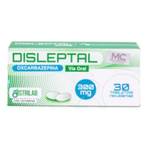 DISLEPTAL 300MG X 30 TAB (OXCARBAMAZEPINA)(DISTRILAB)(TABLETAS)