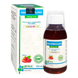 SULTAMICILINA 250MG X 100ML SUSP PED (DISTRILAB)