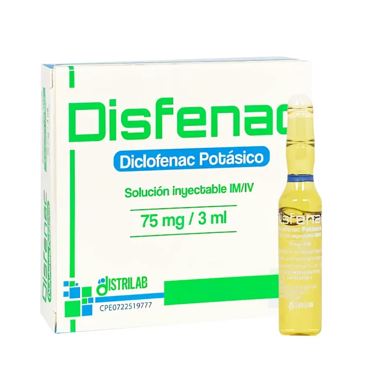 DISFENAC 75 MG/3 ML X 1 AMP (DICLOFENAC POTASICO) (DISTRILAB)