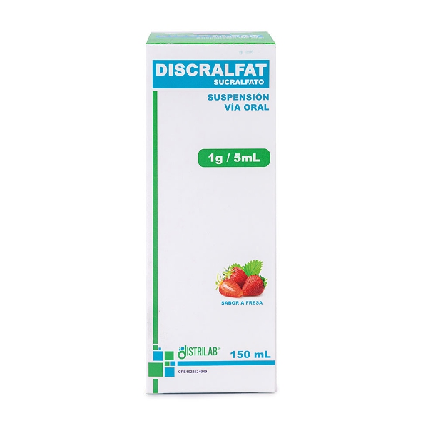 DISCRALFAT 1G/5ML SUSP 150ML (SUCRALFATO)(DISTRILAB)
