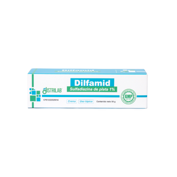DILFAMID X 50G (SULFADIAZINA DE PLATA 1% ) (DISTRILAB)