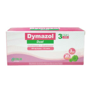 DYMAZOL DUAL 3DIAS 200MG X 3 OVULOS + CREMA 20G (DISTRILAB)