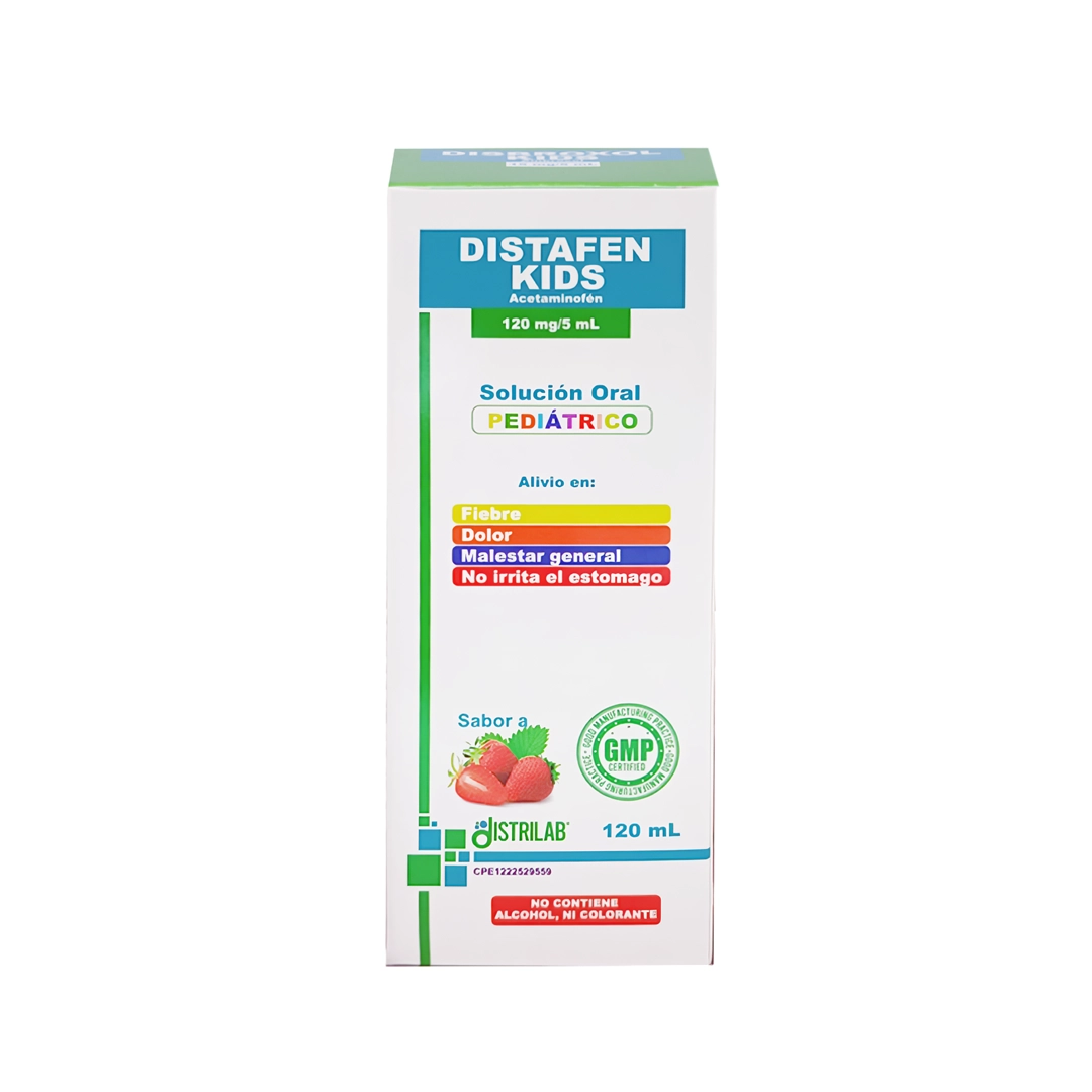 DISTAFEN KIDS  120 MG/5 ML X 120 ML (ACETAMINOFEN) (DISTRILAB)