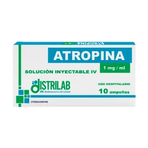 ATROPINA 1MG / ML X 1 AMP (DISTRILAB)