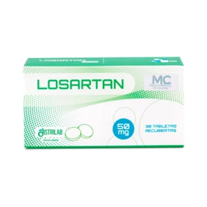 LOSARTAN POTASICO 50MG X 30TAB (DISTRILAB)(TABLETAS)