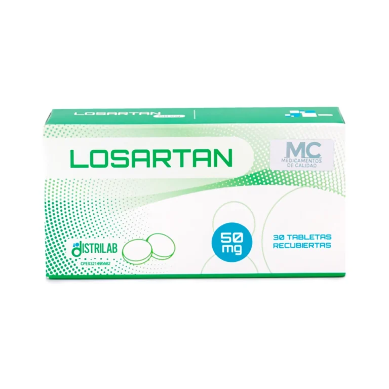 LOSARTAN POTASICO 50MG X 30TAB (DISTRILAB)(TABLETAS)