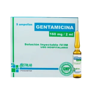 GENTAMICINA 160MG/2ML X 1 AMP (DISTRILAB)