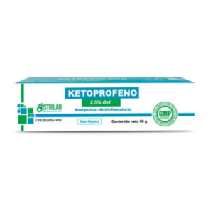 KETOPROFENO 2.5% X 50G GEL (DISTRILAB)