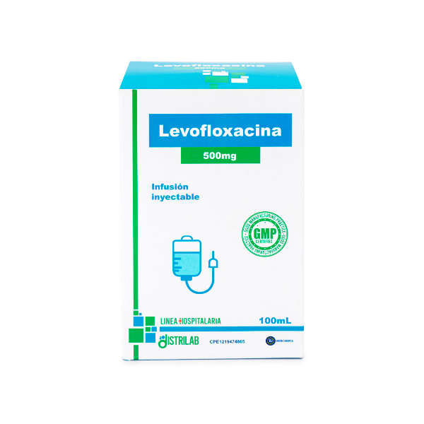 LEVOFLOXACINA 500MG / 100ML AMP (DISTRILAB)