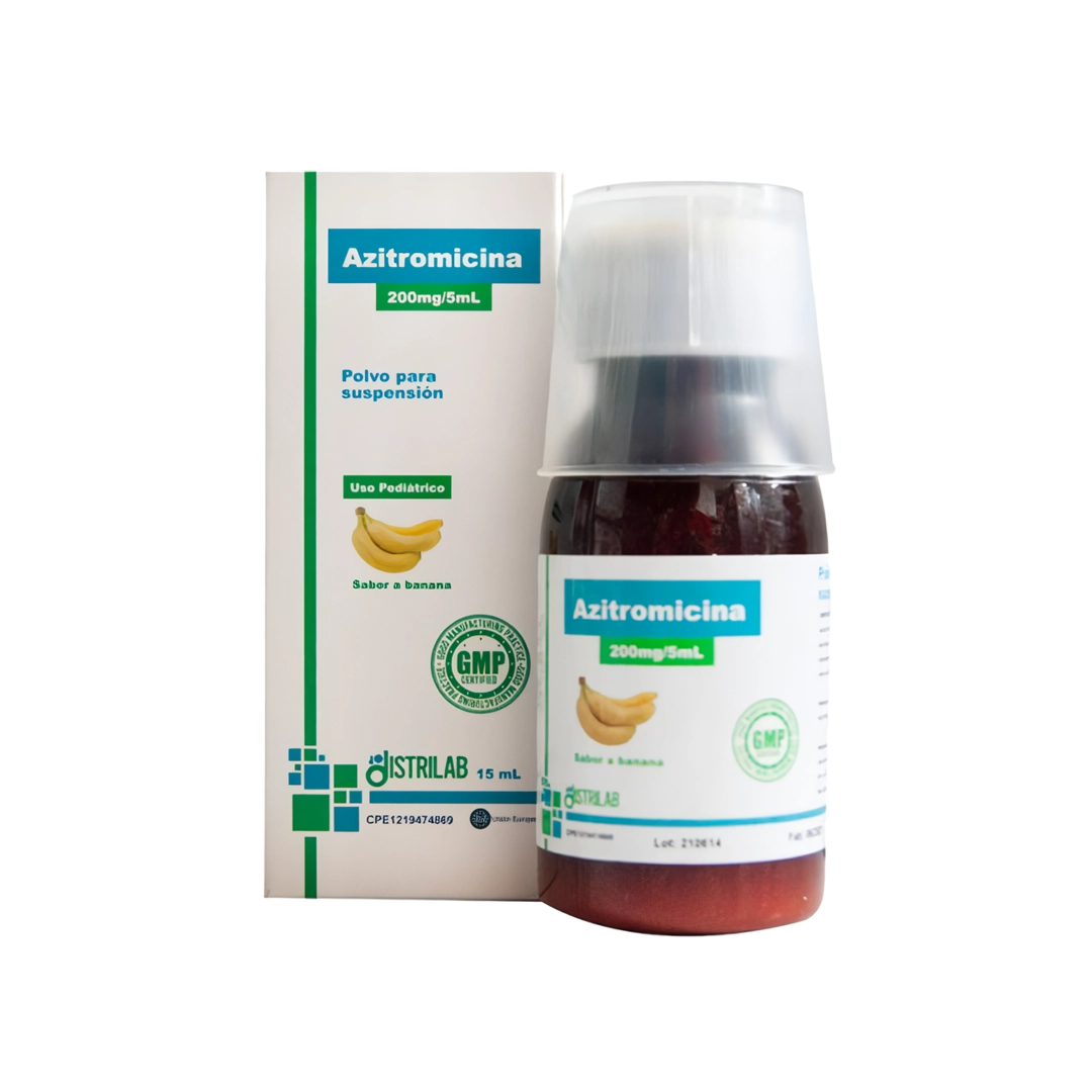 AZITROMICINA 200MG/5ML X 15ML SUSP (DISTRILAB)