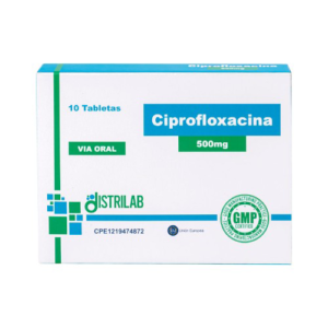 CIPROFLOXACINA 500MG X 10 TAB (DISTRILAB)