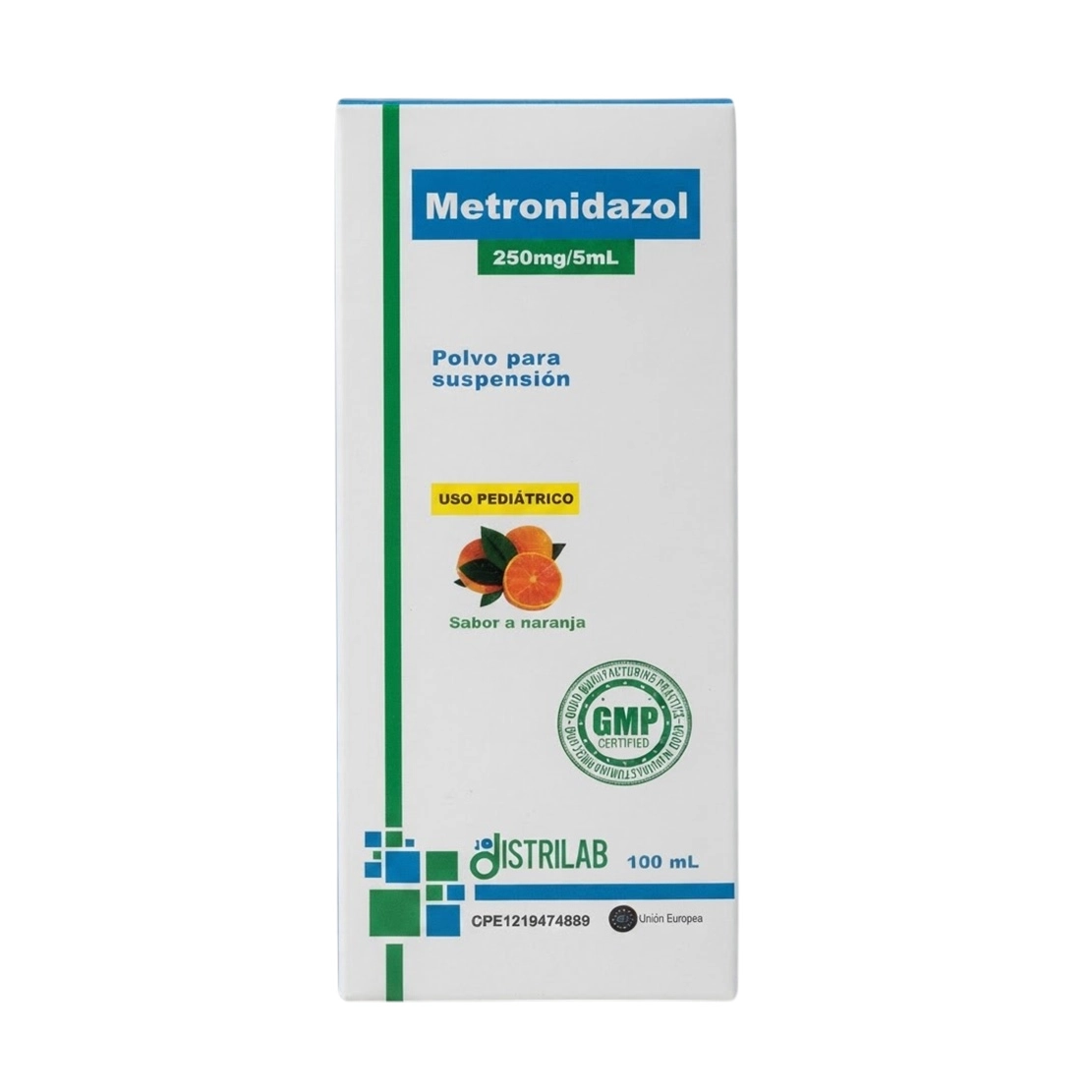 METRONIDAZOL 250MG/5ML 100ML SUSP PED (DISTRILAB)