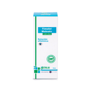 TIMOLOL 0.5 % X 10 ML SOLUCION OFTALMICA (DISTRILAB)